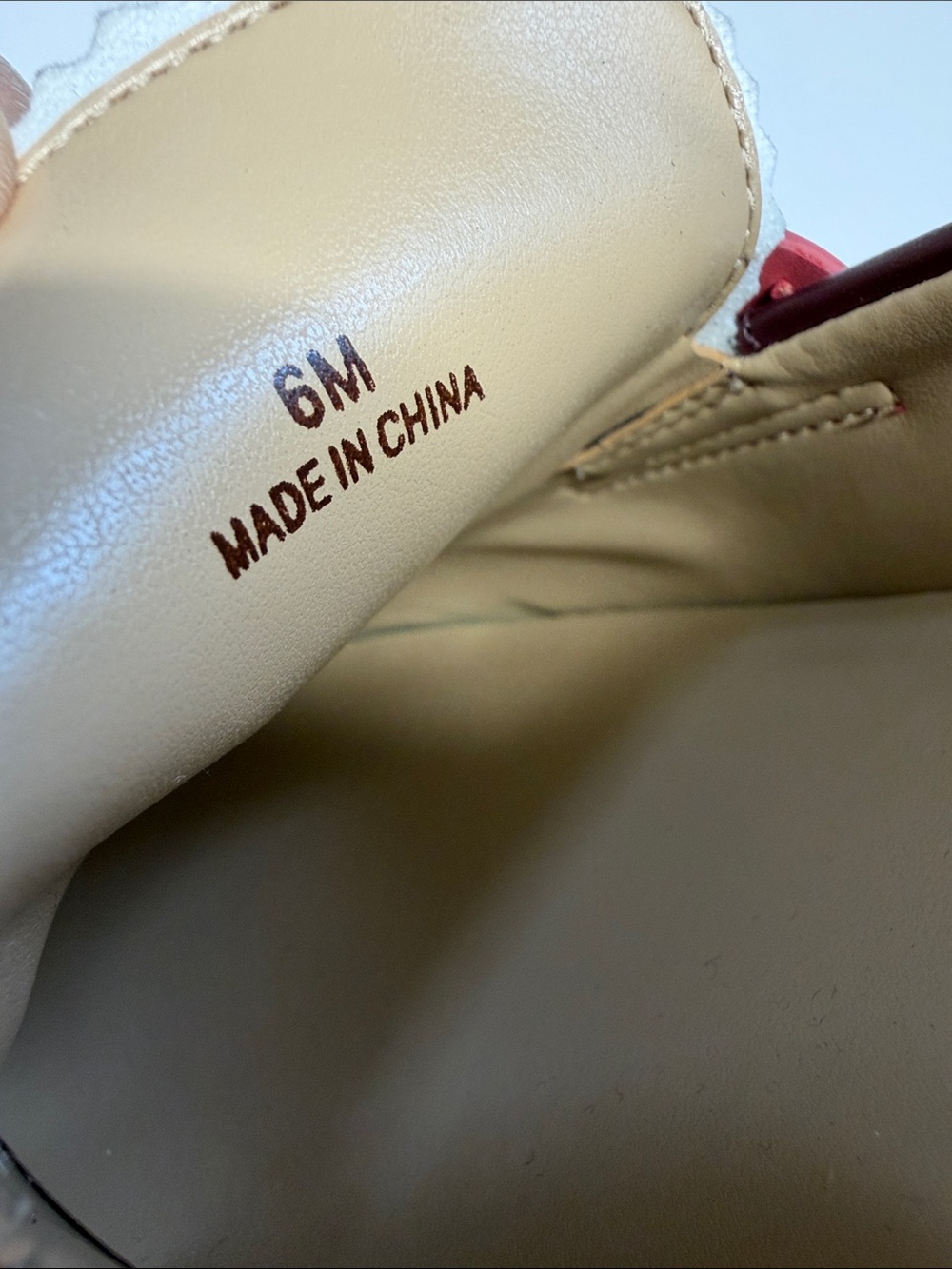 Michael Kors Cream, Burgundy & Pink Leather Loafers - Picture 6 of 6